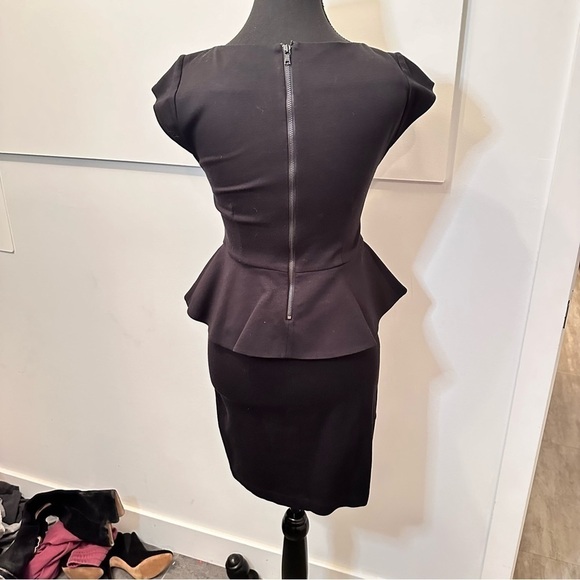 Alice + Olivia Black Peplum Dress - Picture 8 of 8